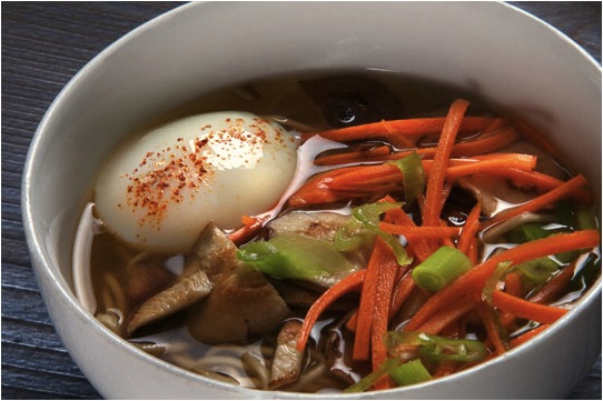 Chicken Ramen with Soft Cooked Egg